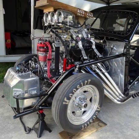 Gary Benham. 1951 FX Holden Ute powered by a 527 Alan Johnson powerplant. [Photo by <a href="https://www.facebook.com/howard.smith.146" target="_blank"> Howard Smith</a>]