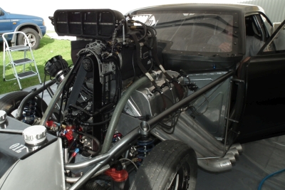 Gavin Green. 1968 Pontiac Firebird powered by a 521 Alan Johnson powerplant. [Photo by: Ralph Smith]